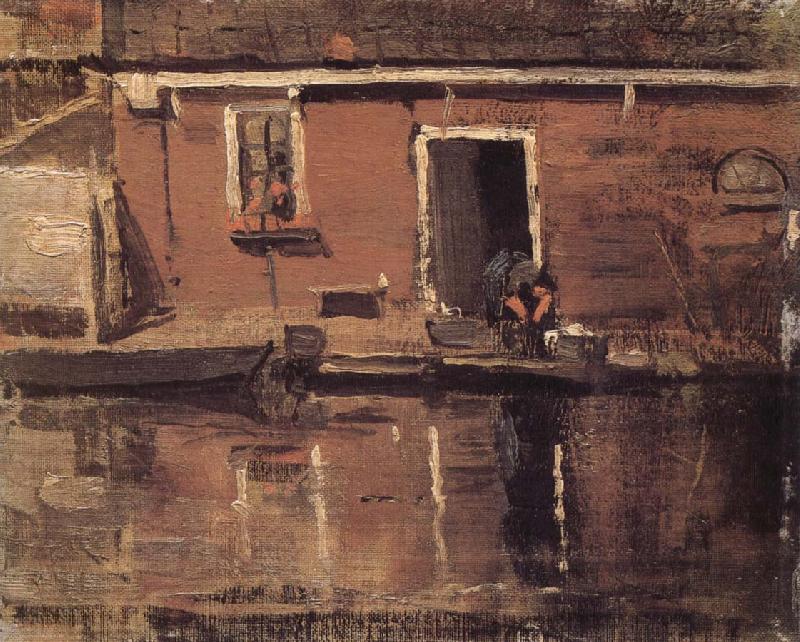 Piet Mondrian Farmhouse near the river oil painting image